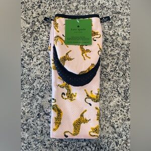 Kate Spade New York Kitchen Towel and Oven Mitt Set of 4 Pink Jaguar